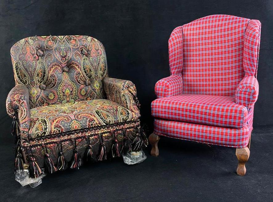 Two Doll-Sized Armchairs (1 of 6)