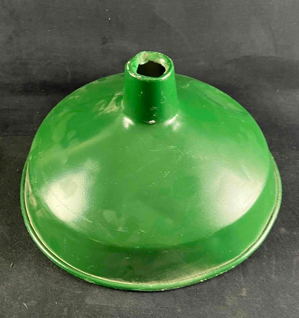 Vintage Green Metal Ceiling Lamp Shade (1 of 7)