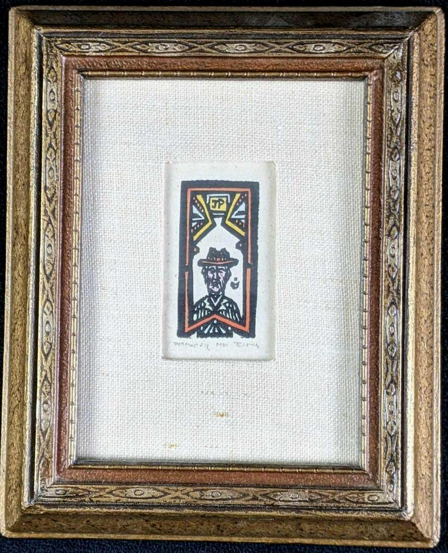 Original Art Woodcut Print r. Lyons Number 20/50 (1 of 5)