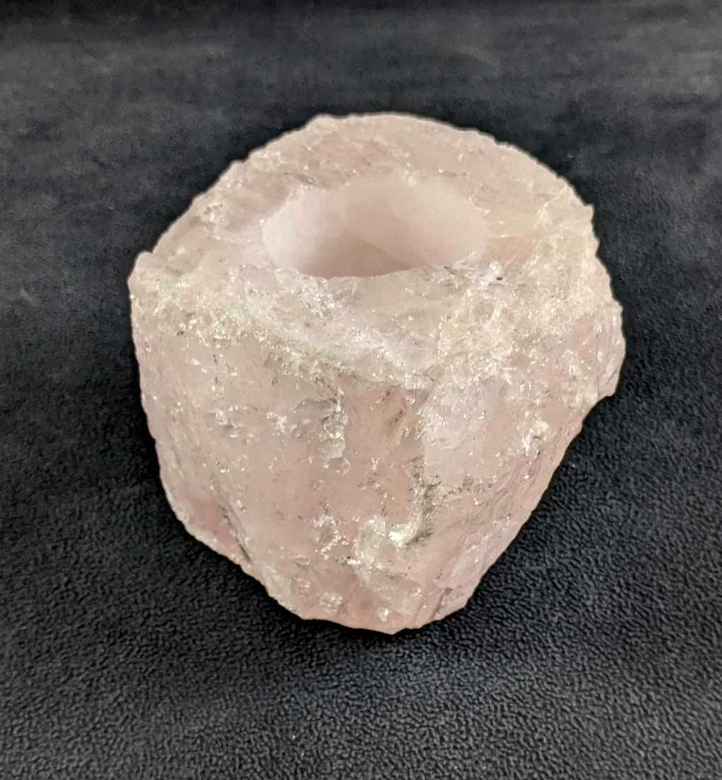 Rose Quartz Crystal Candleholder (1 of 4)