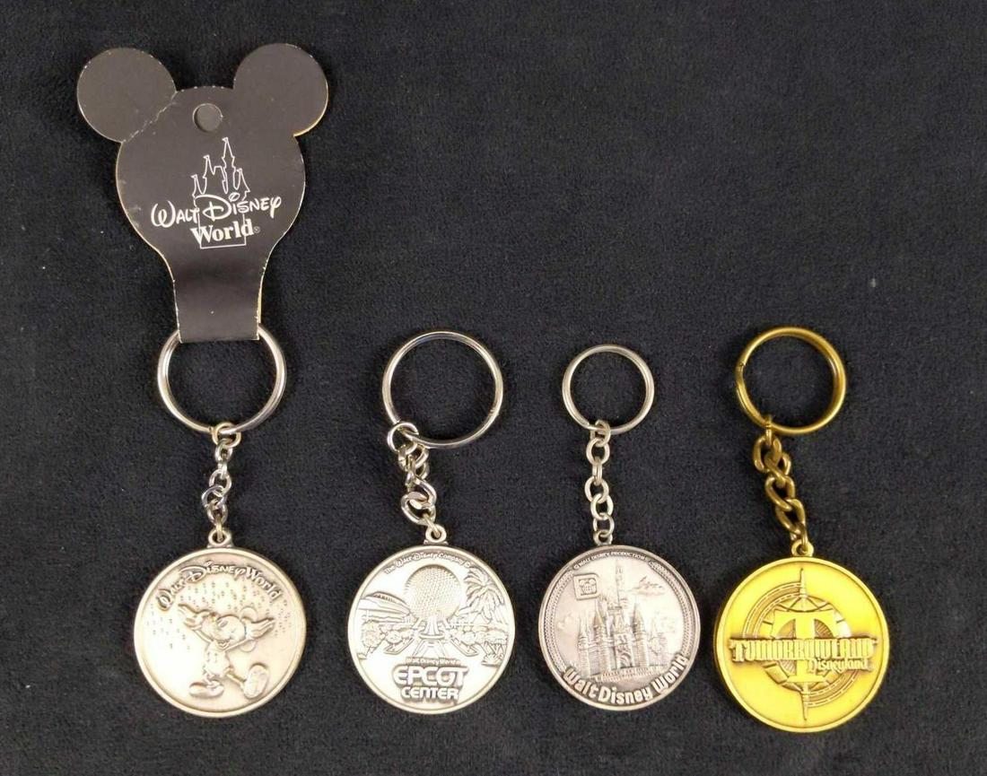 Disney World Land Pewter Keychains Lot Of Four (1 of 6)