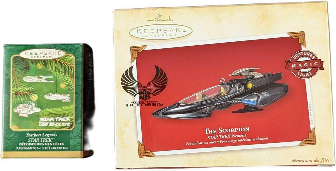 2 Hallmark Keepsake Star Trek Deep Space 9 & Nemesis (1 of 7)