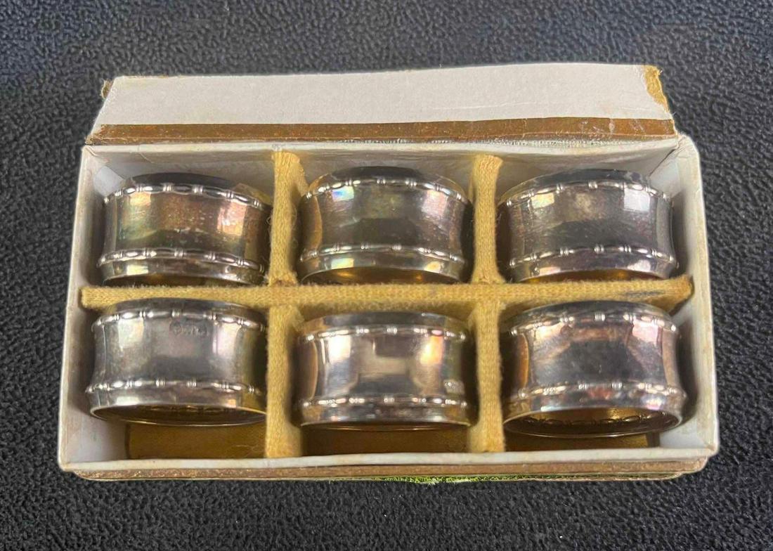 Antique Sterling Silver Small Napkin Rings (1 of 12)