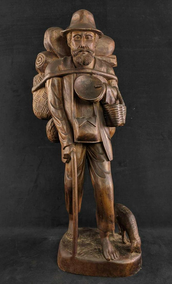 Wooden Sculpture Wooden Adventurer (1 of 9)