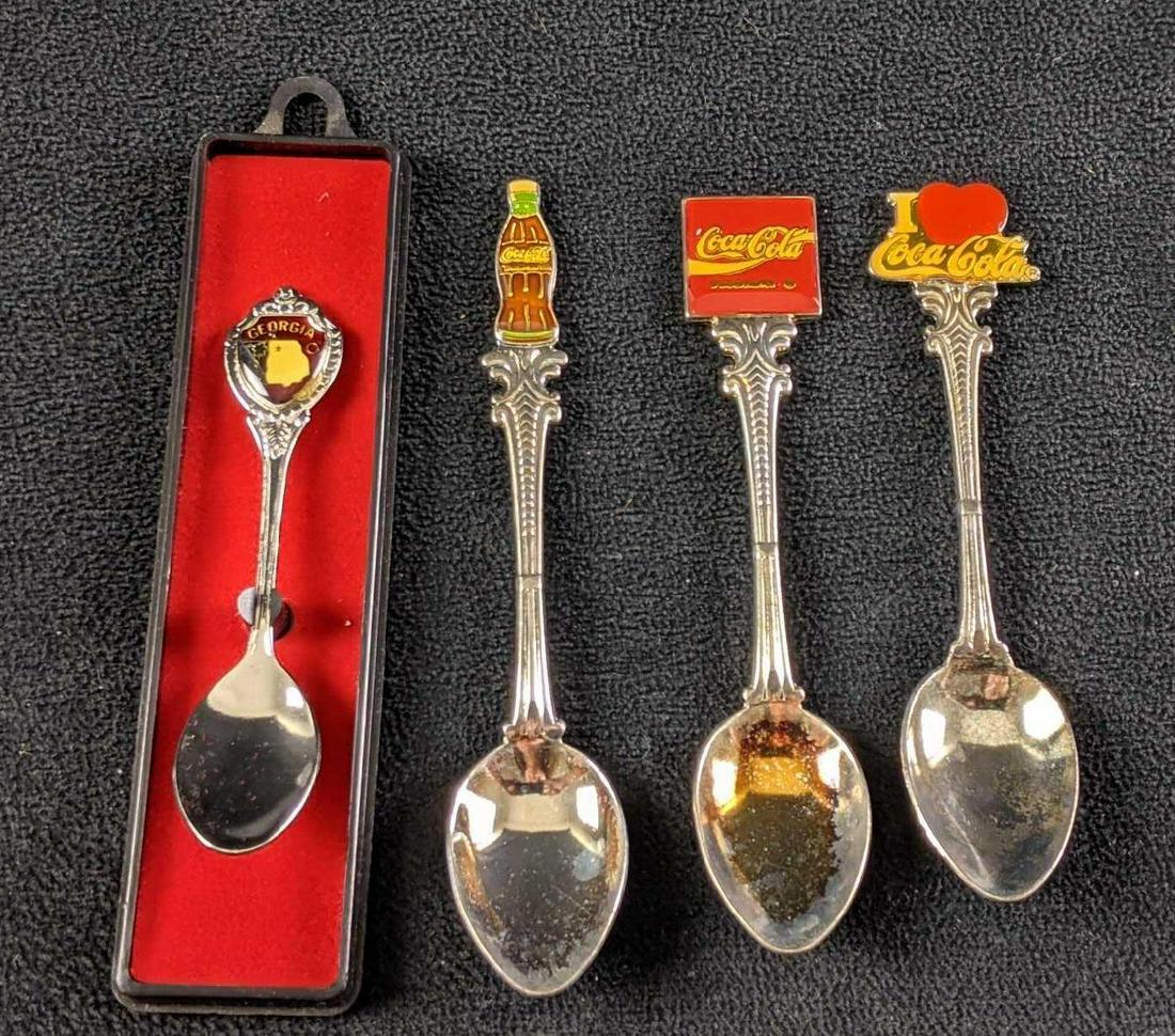 Vintage Coca-Cola and Georgia Souvenir Spoons (1 of 10)