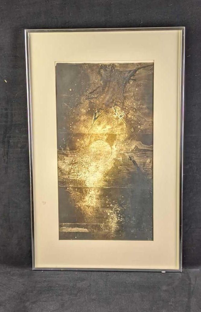 Framed Abstract Artwork by Ruth Rodman (1 of 4)