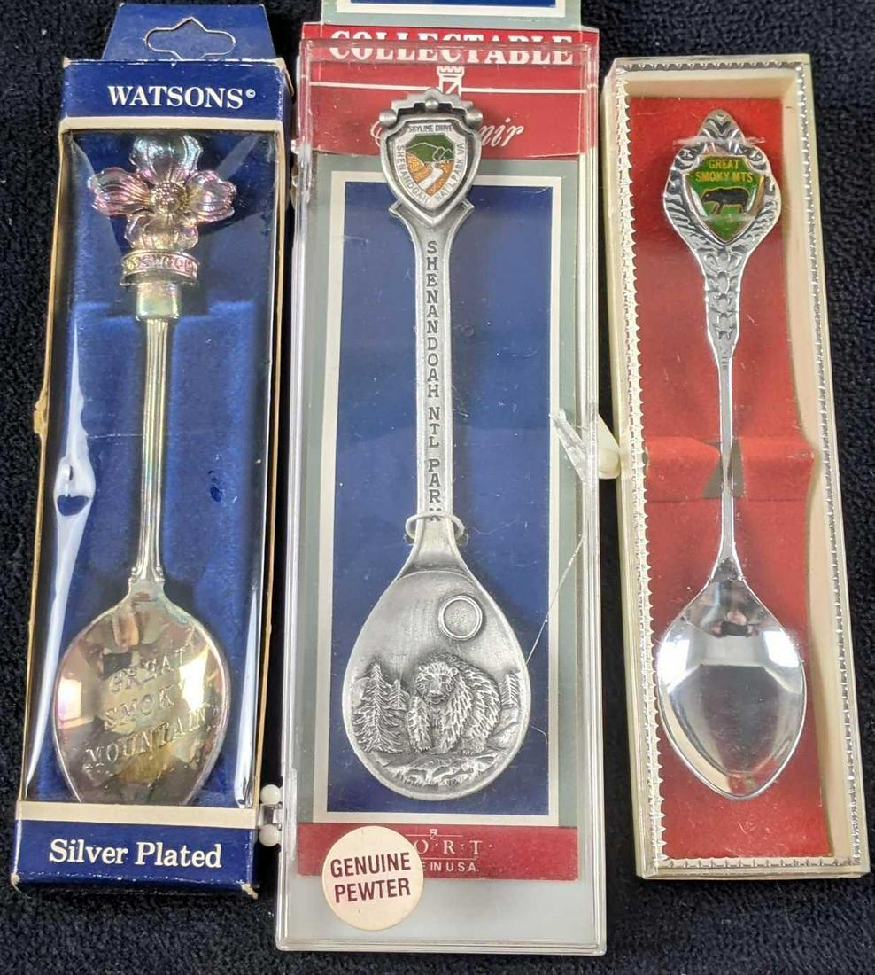 National Park and Mountain Souvenir Spoons (1 of 8)
