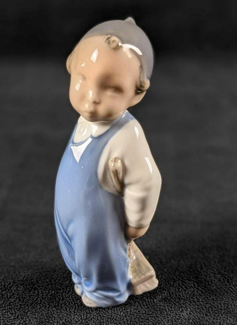 Royal Copenhagen Porcelain Figurine Boy with Broom (1 of 7)