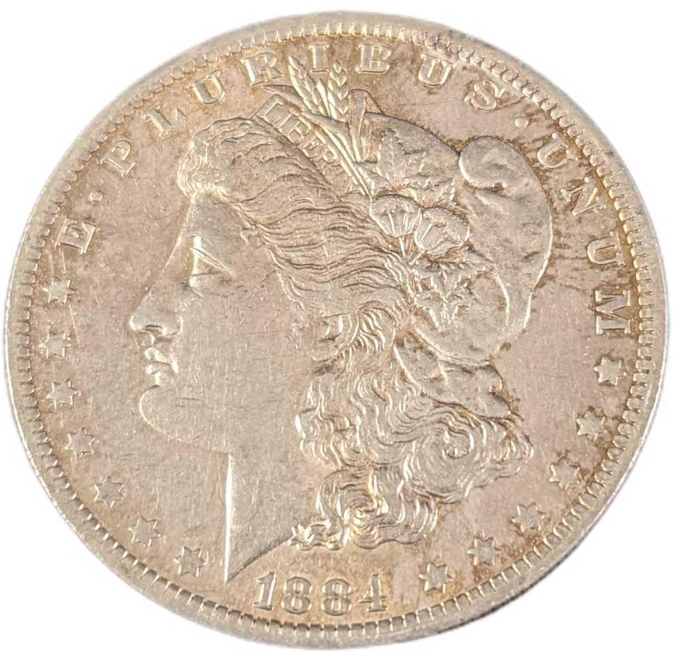 1884 US Morgan Silver Dollar (1 of 2)
