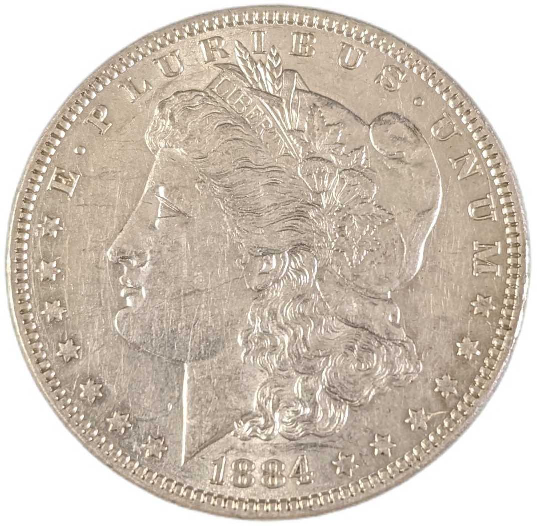 1884 US Morgan Silver Dollar (1 of 2)