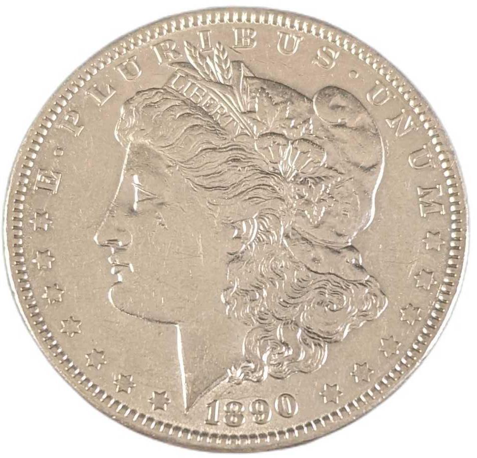 1890 US Morgan Silver Dollar (1 of 2)
