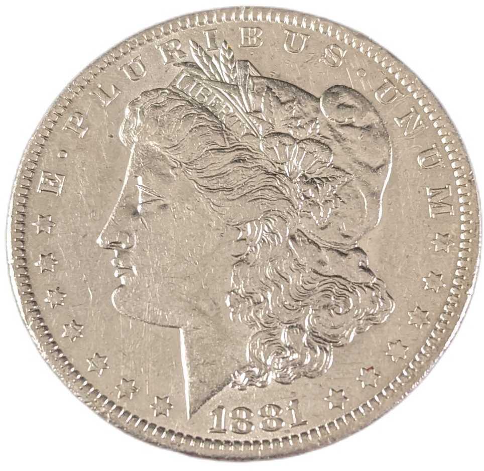 1881 US Morgan Silver Dollar (1 of 2)