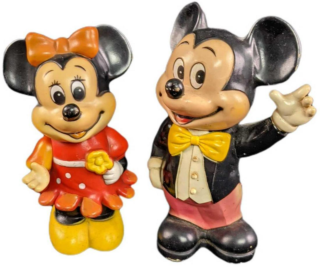 Vintage Mickey & Minnie Mouse Plastic Banks Disney (1 of 8)