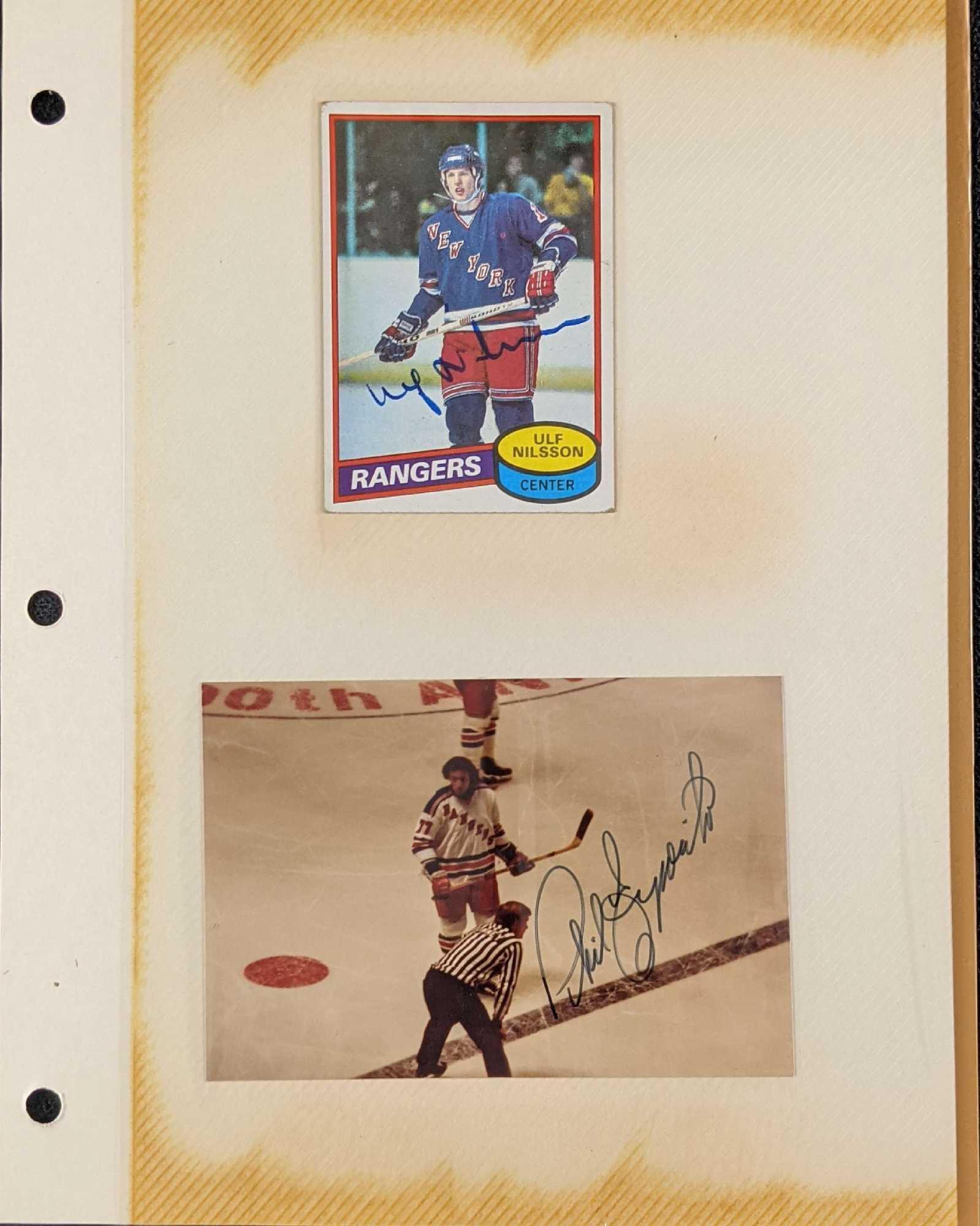 Autographed Hockey Nilsson Seiling Smith Esposito Cards (1 of 8)