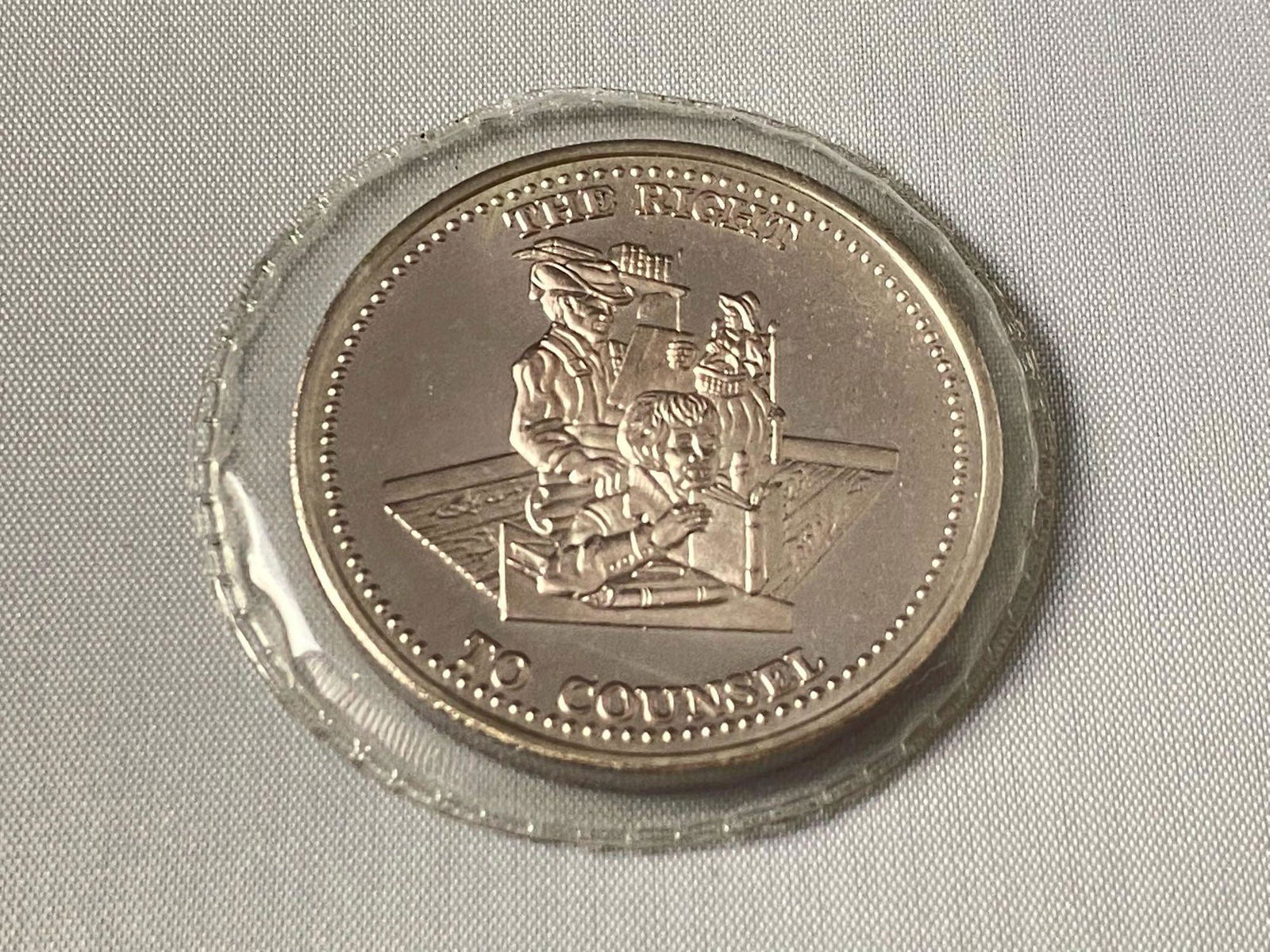 Johnson Matthey The Right To Counsel1oz .999 Fine (1 of 2)