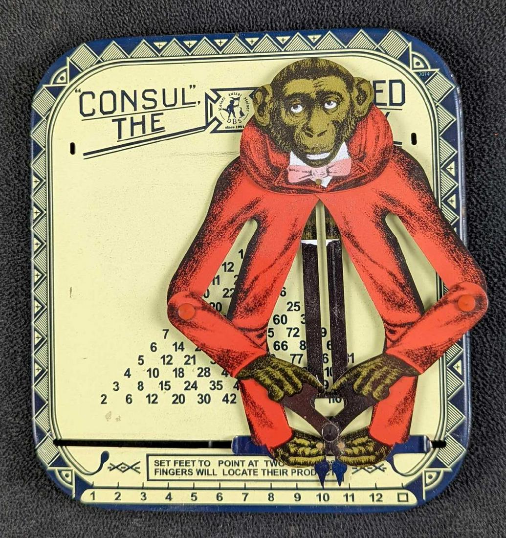 The 'Consul' Tin Monkey Calculator (1 of 5)