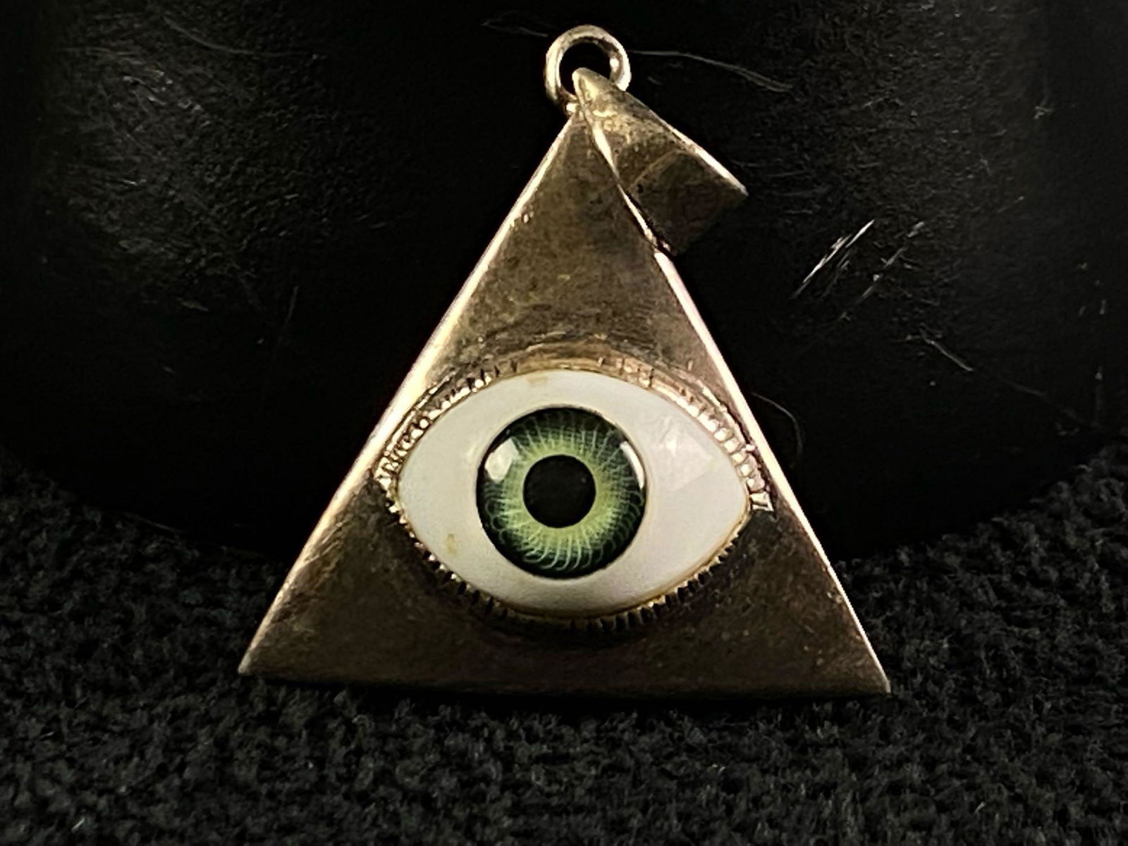 Vintage Sterling Silver Ever Seeing Eye Charm / Pendant (1 of 4)