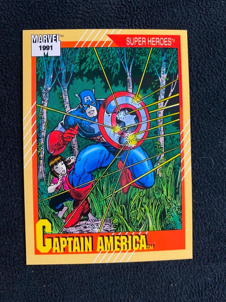 1991 Marvel Captain America Trading Card (1 of 2)