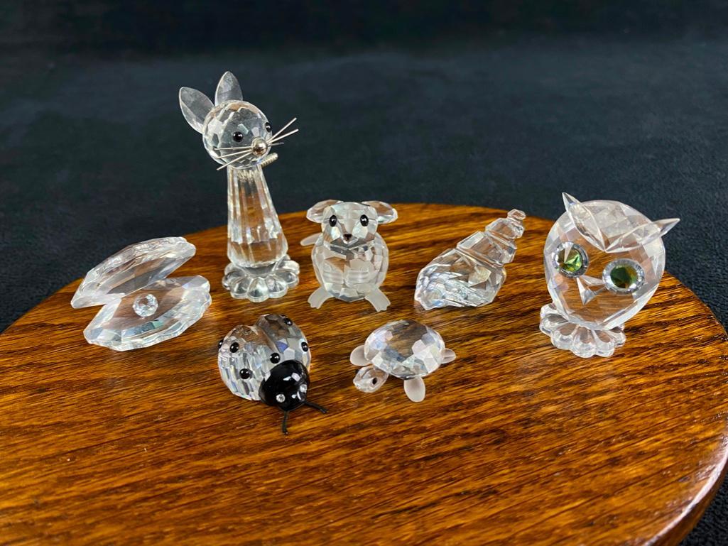 Lot of 7 Swarovski Mini Animal Figurines (1 of 4)