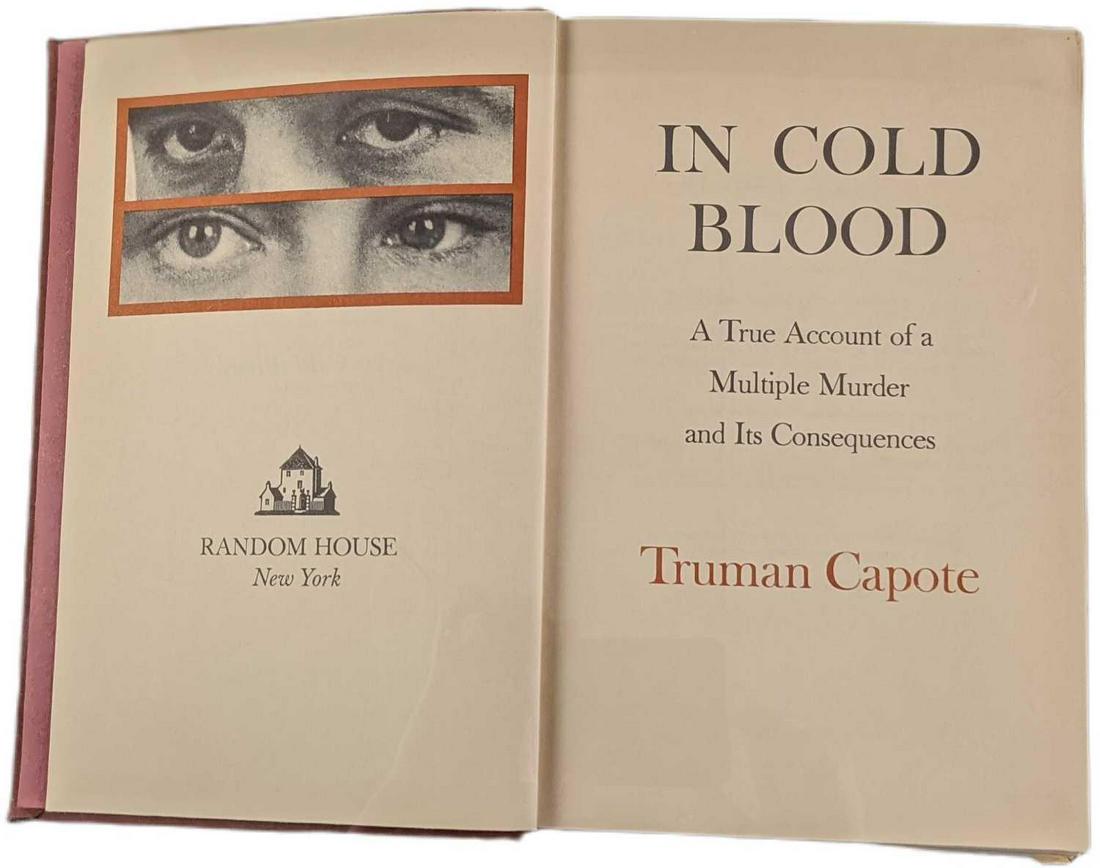 Truman Capote In Cold Blood 1st Printing Hardcover (1 of 7)