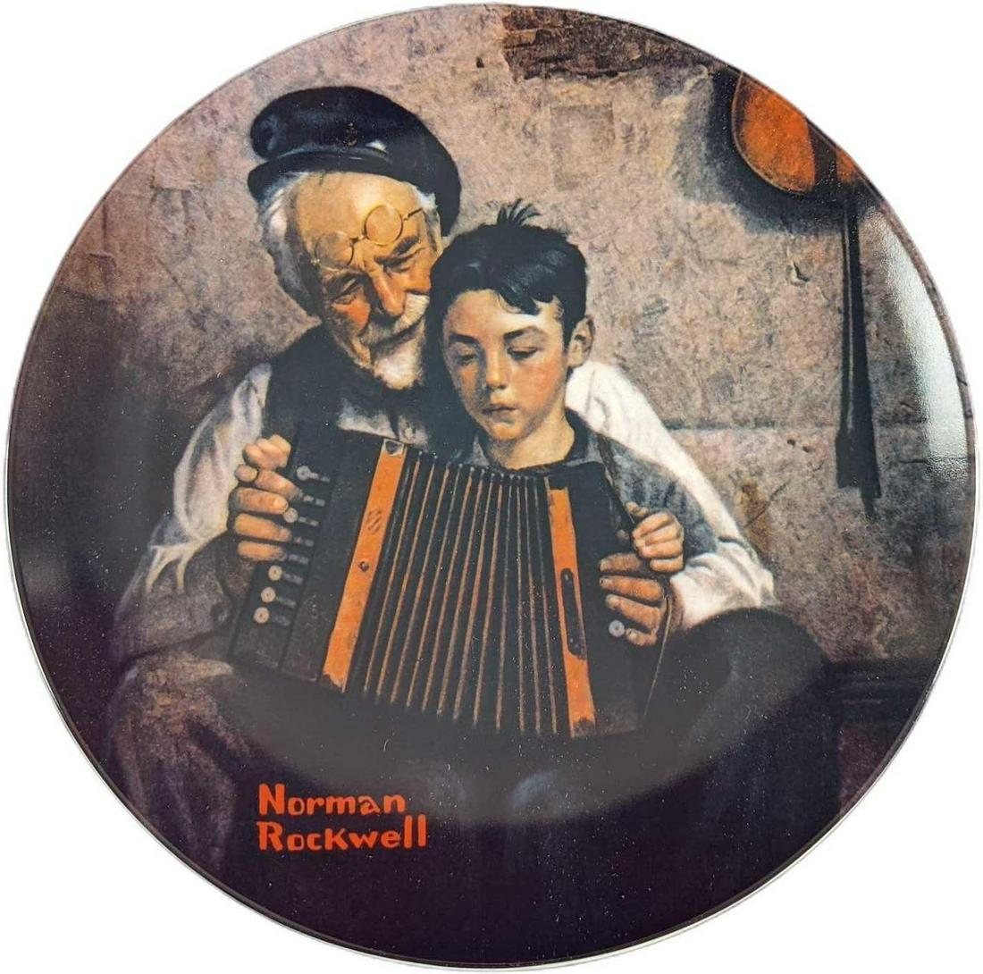 Norman Rockwell The Music Maker Plate (1 of 4)