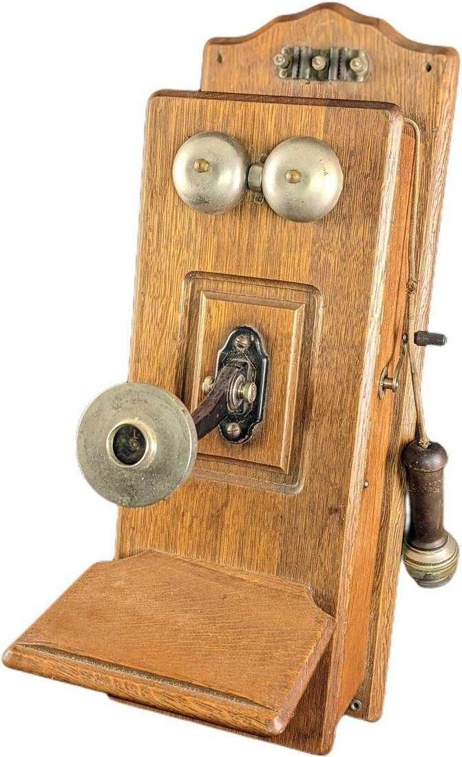 Antique Stromberg Carlson Telephone Hand Crank Wall Box (1 of 7)