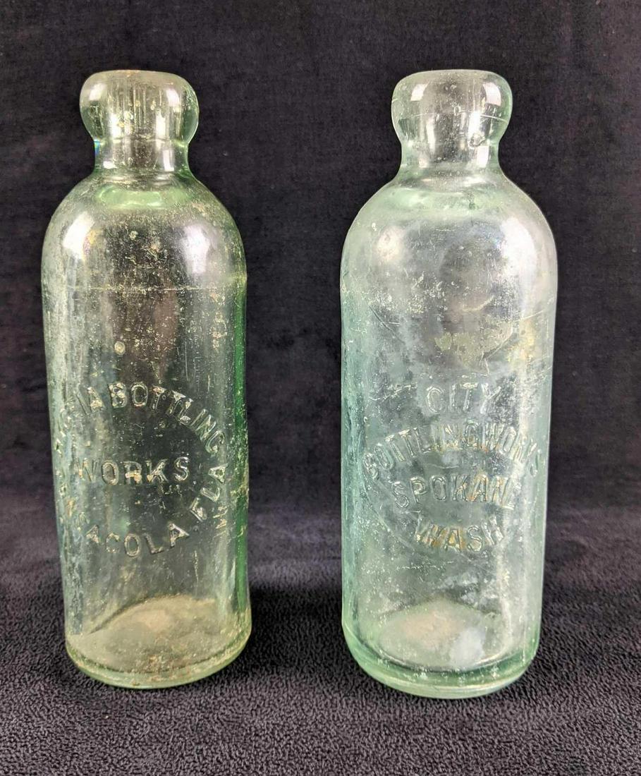Antique Bottles With Bottling Logos and Names (1 of 6)