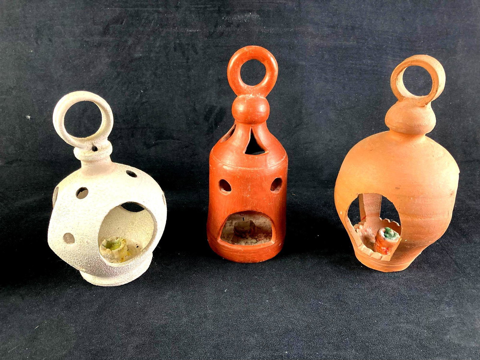 Set of (3) Large Candle Holders (1 of 4)