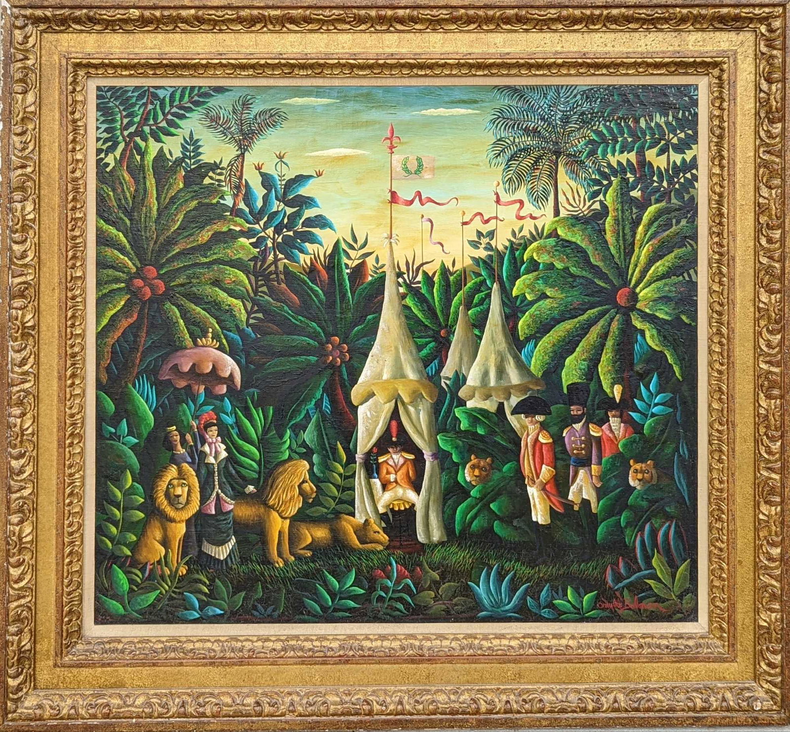 Original Oil On Canvas Orville Bulman En Route (1 of 8)