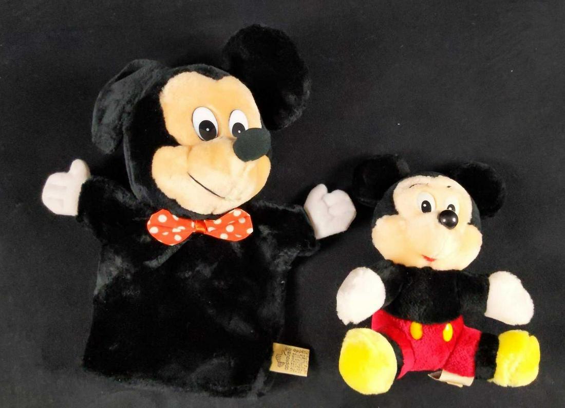 Vintage Disney Mickey Mouse Doll And Hand Puppet (1 of 7)