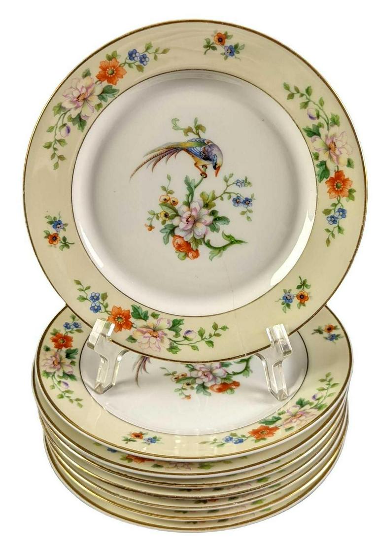 8 Retired Heinrich Songbird Bread & Butter Plates China (1 of 6)