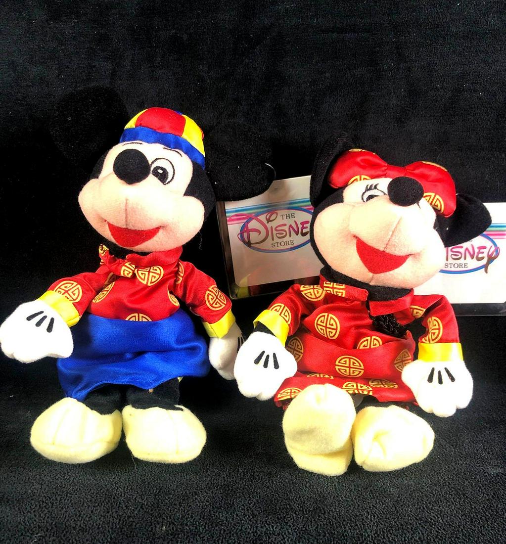 Two Disney Mickey and Minnie Hong Kong Chinese QiPao (1 of 4)