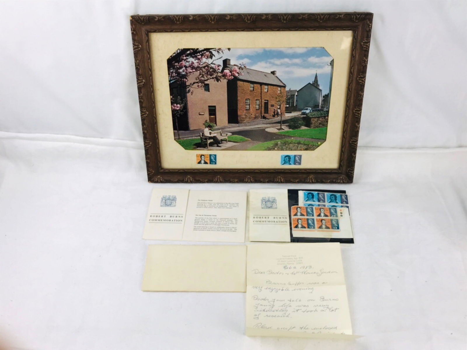 Robert Burns Stamp and Picture Set (1 of 10)