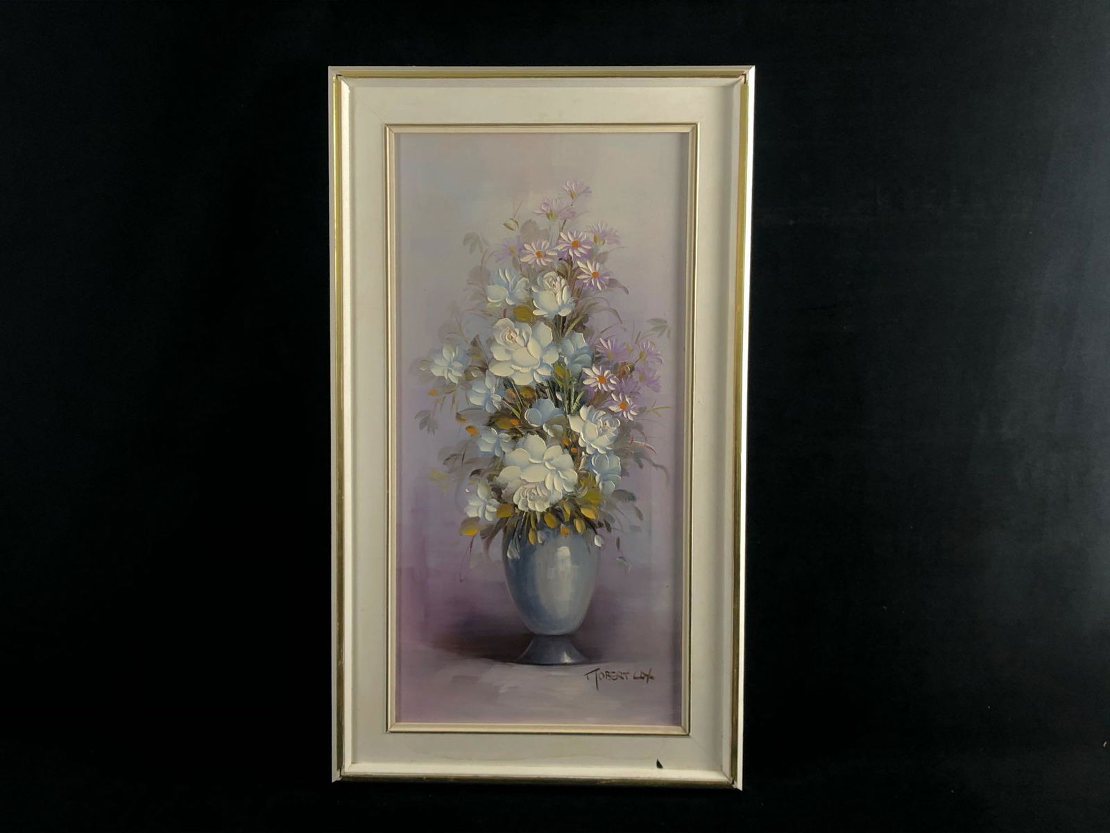 Vintage 1985 Original Sighed Robert Cox Oil On Canvas (1 of 5)