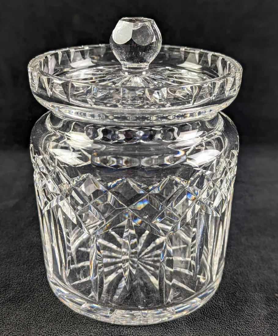 Waterford Crystal Lismore Biscuit Barrel With Lid (0538) on Feb 20