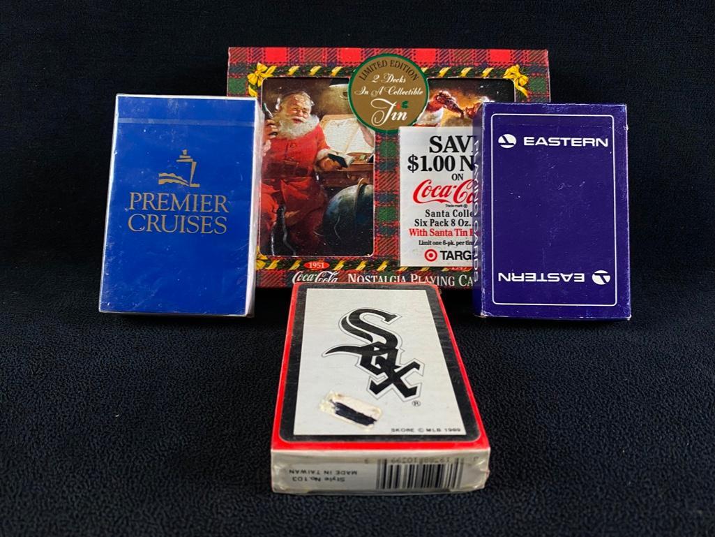 4 Boxes of Playing Cards All Unused (1 of 3)