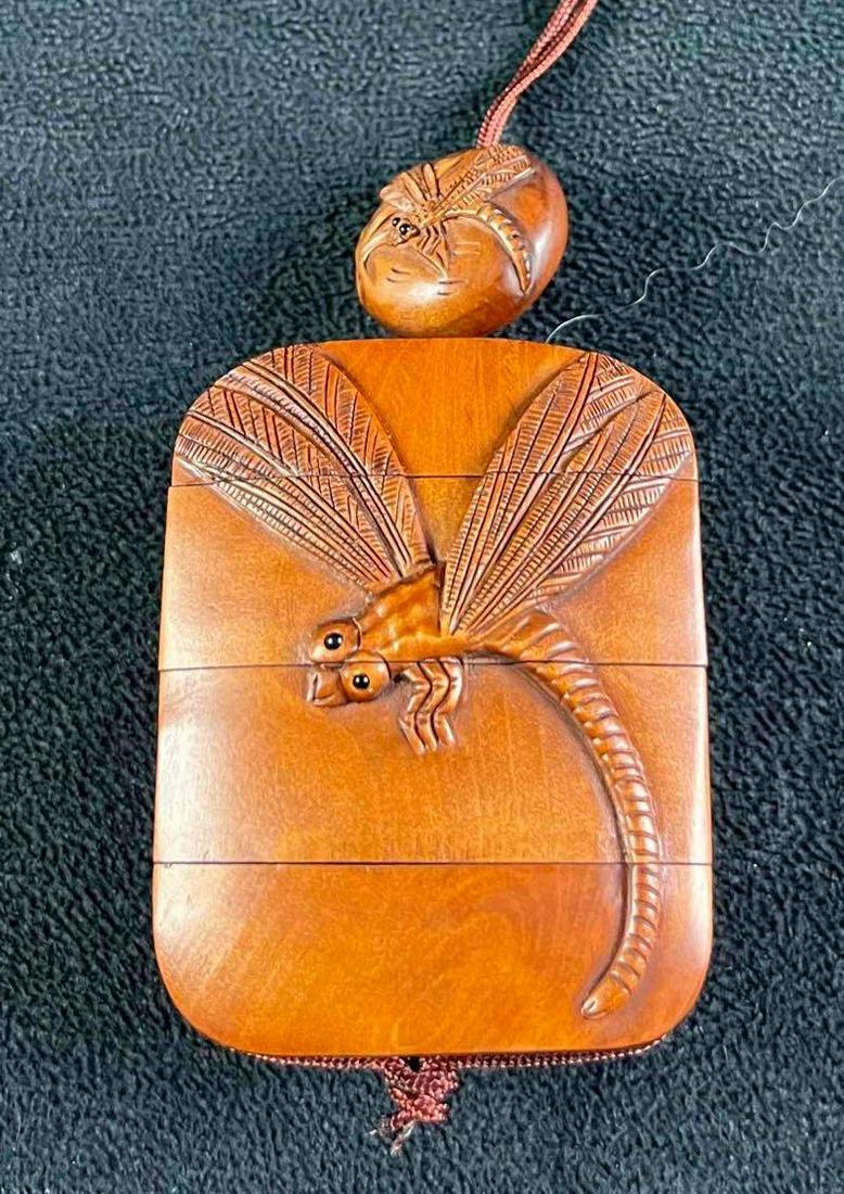Wooden Box Small Portable Storage Box Wood Carved (1 of 7)