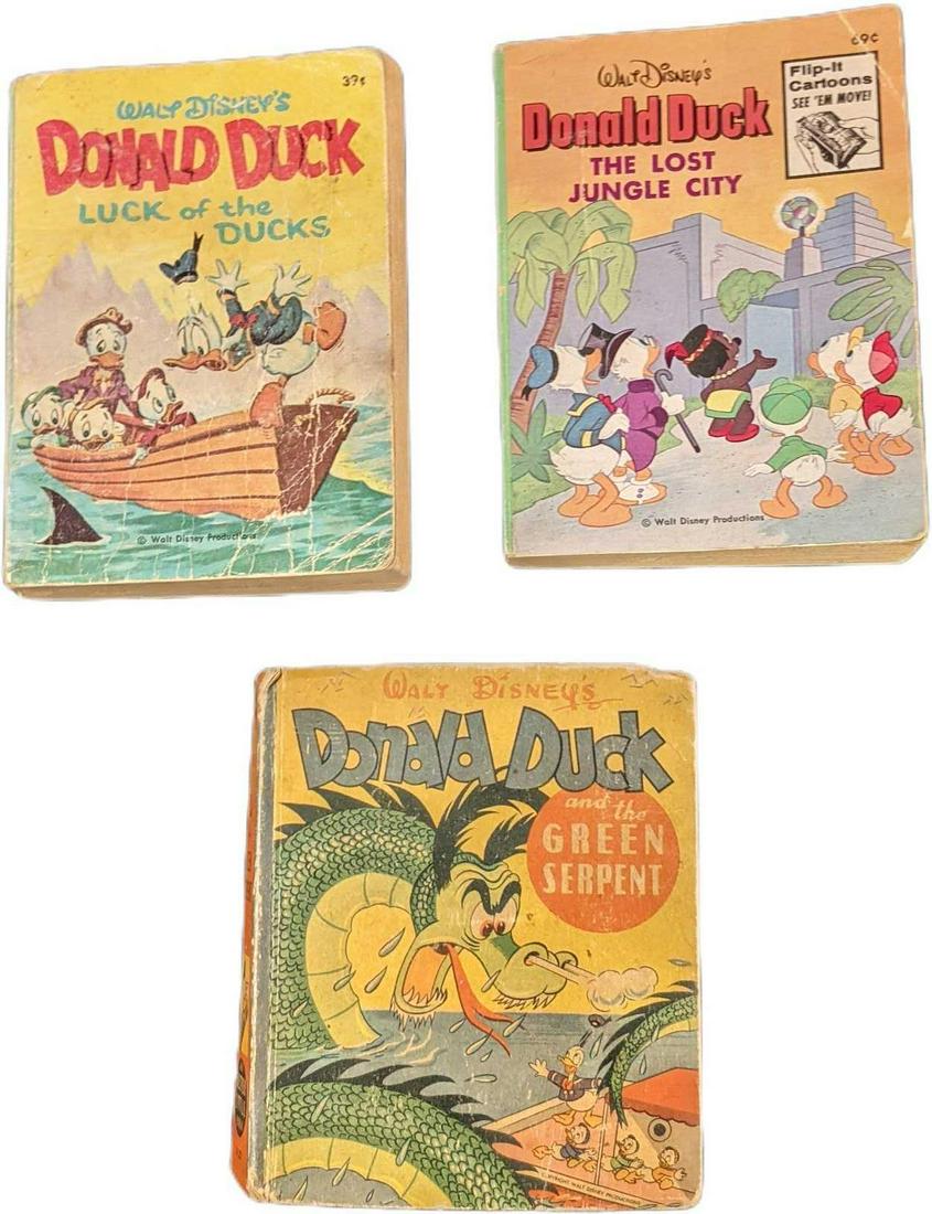 3 Vintage Disney Donald Duck Big Little & Better Little (1 of 9)