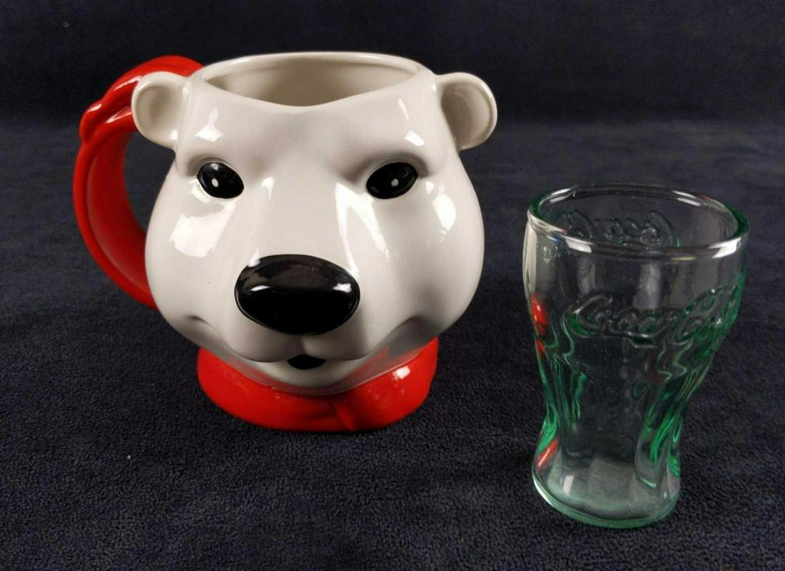 Coca Cola Polar Bear Mug And Mini Coke Glass (1 of 8)