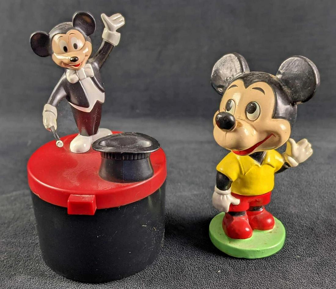 Vintage Disney Mickey Bank & Bobblehead (1 of 9)
