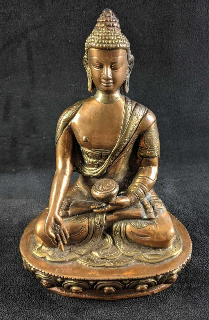 Copper Buddha Statue Shakyamuni Gautama Buddha (1 of 9)