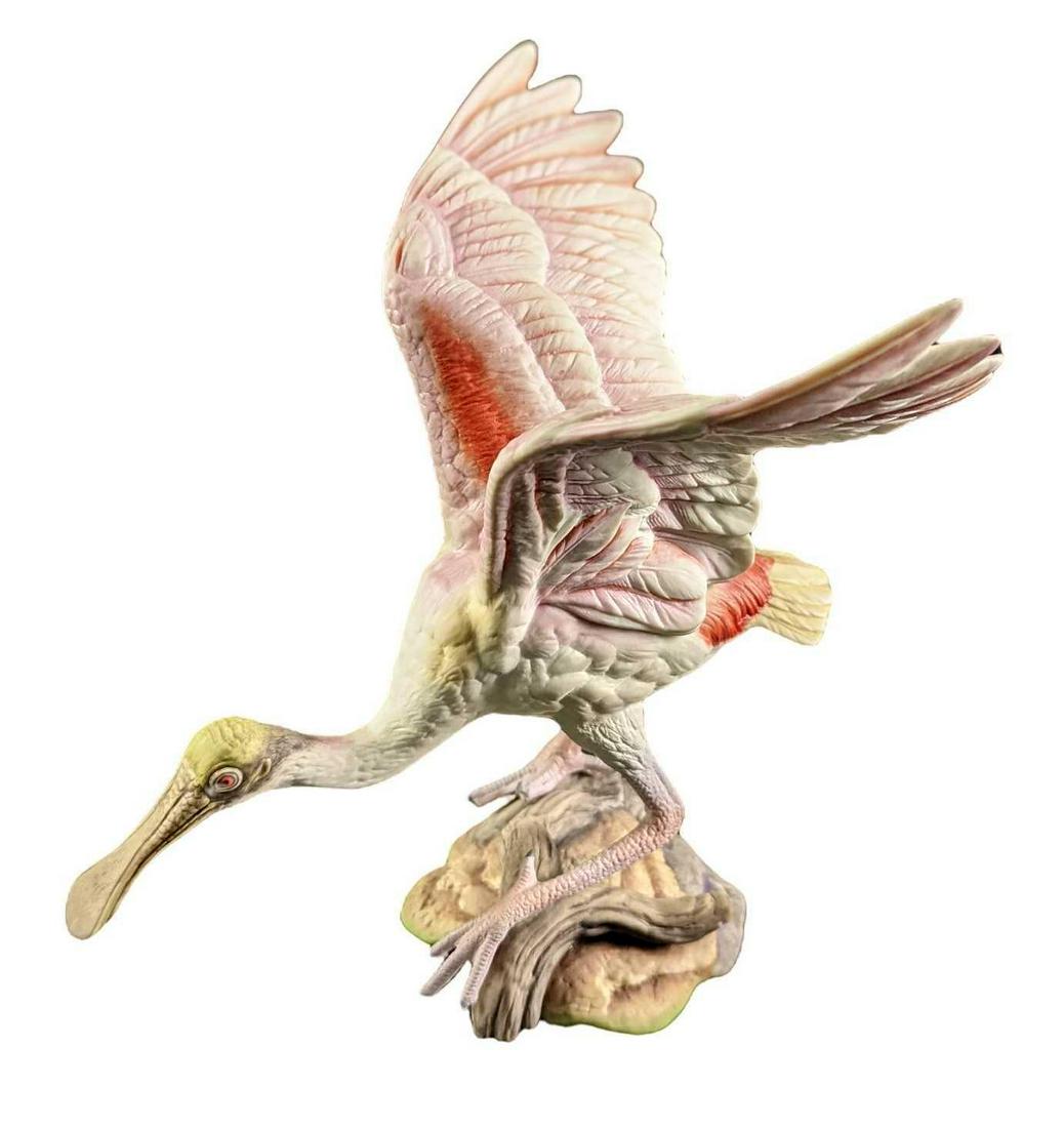 Roseate Spoonbill Porcelain Bird Figurine (1 of 9)