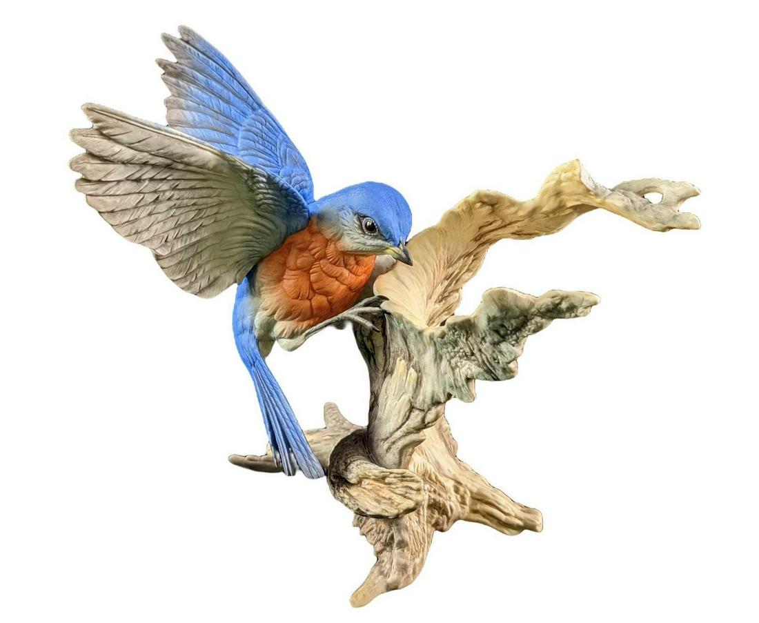 Blue Bird By Boehm Porcelain Bird Figurine (1 of 9)