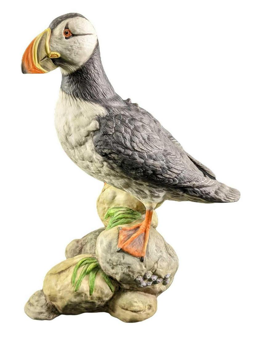 LE Atlantic Puffin Boehm Porcelain Bird Figurine (1 of 10)