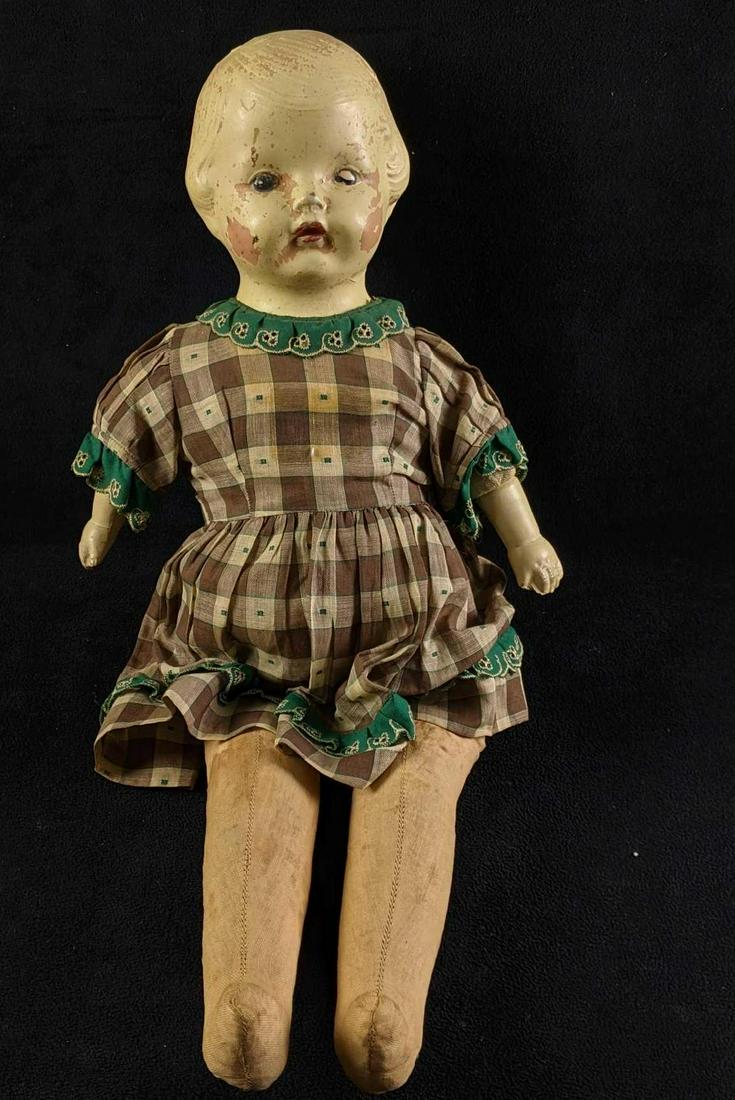 Vintage Century Doll Co. Creepy Baby Doll 1900s (1 of 3)