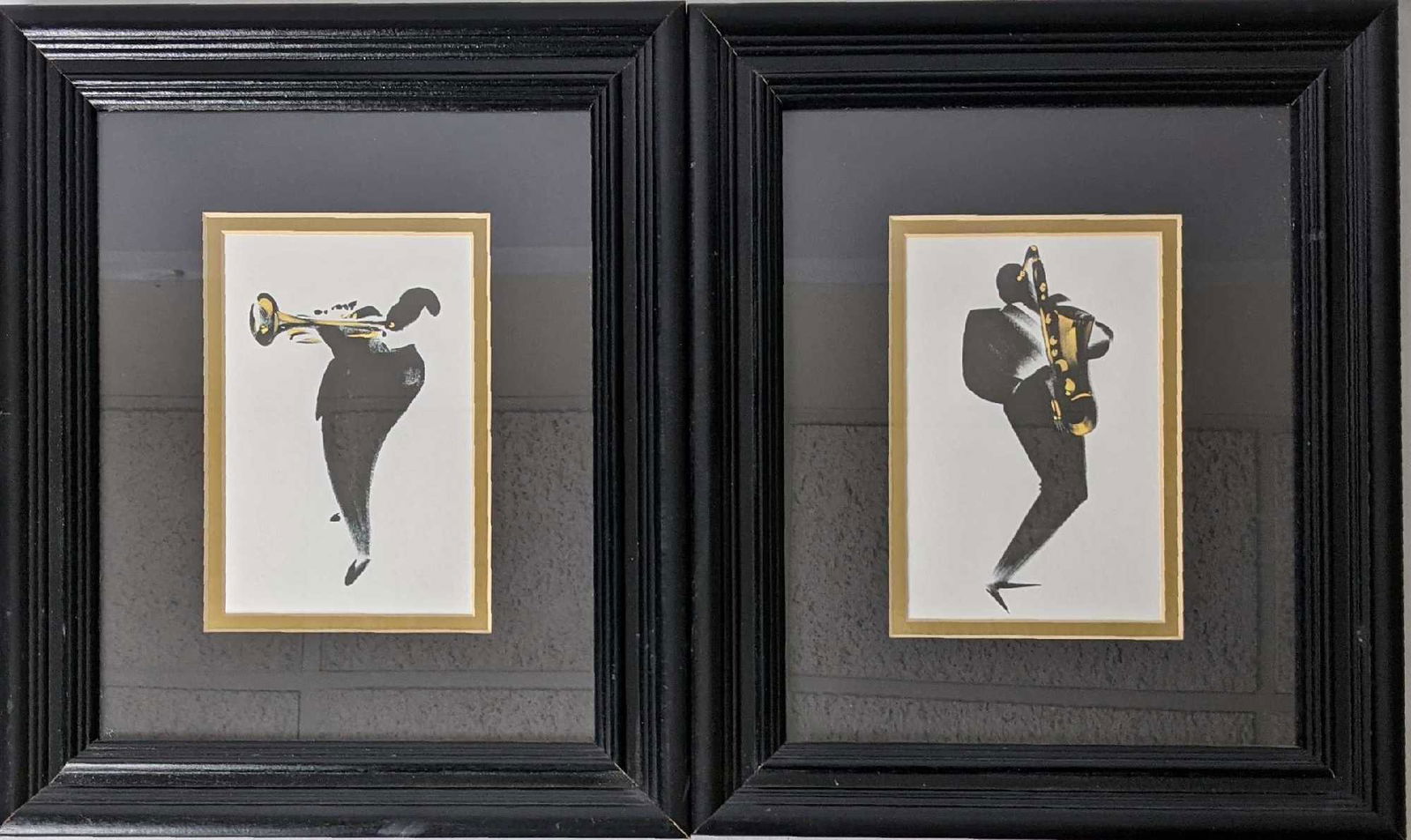 Framed Jazz Musicians By Michel Canetti (1 of 4)