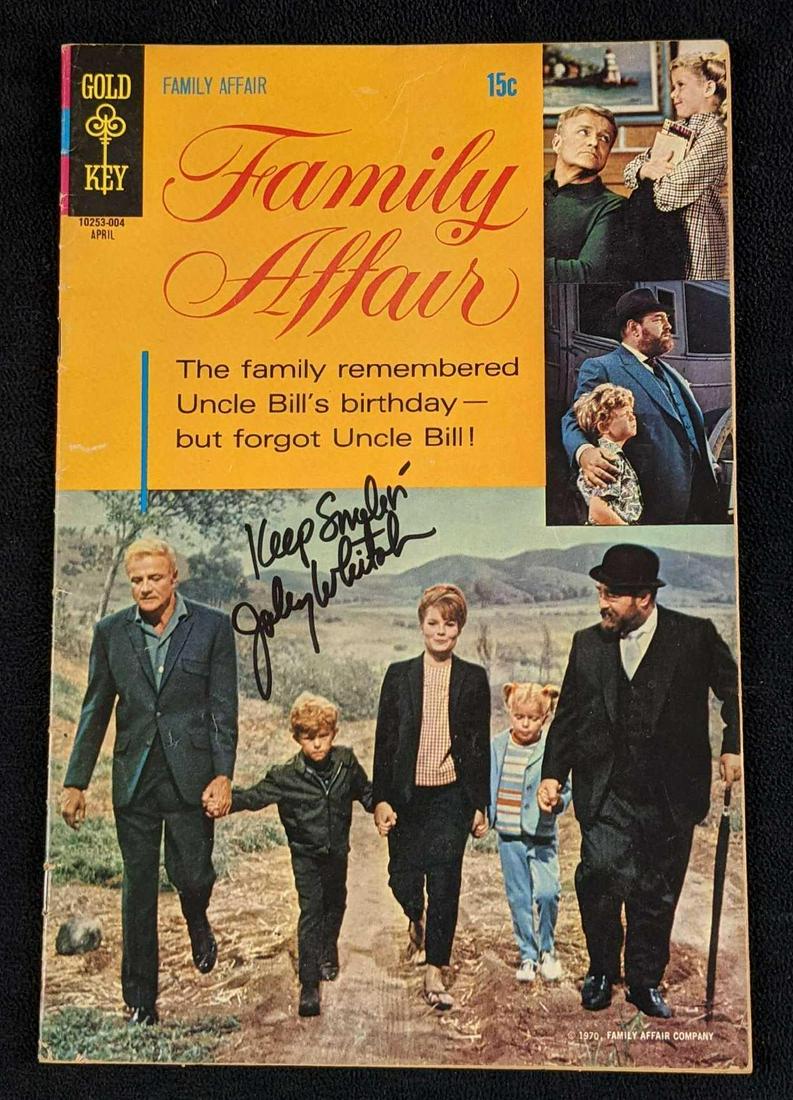 Autographed Johnny Whitaker Family Affair Comic Book (1 of 5)