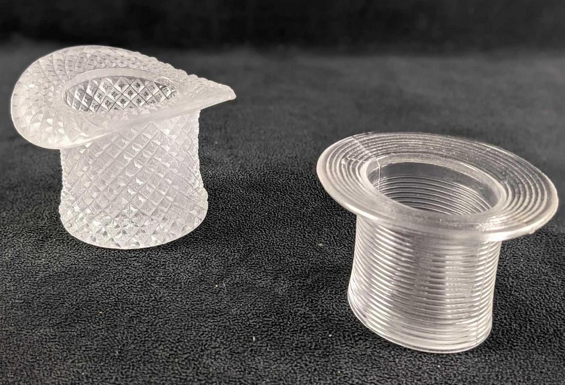 Vintage Glass Top Hat Toothpick Holder & Vase (1 of 8)