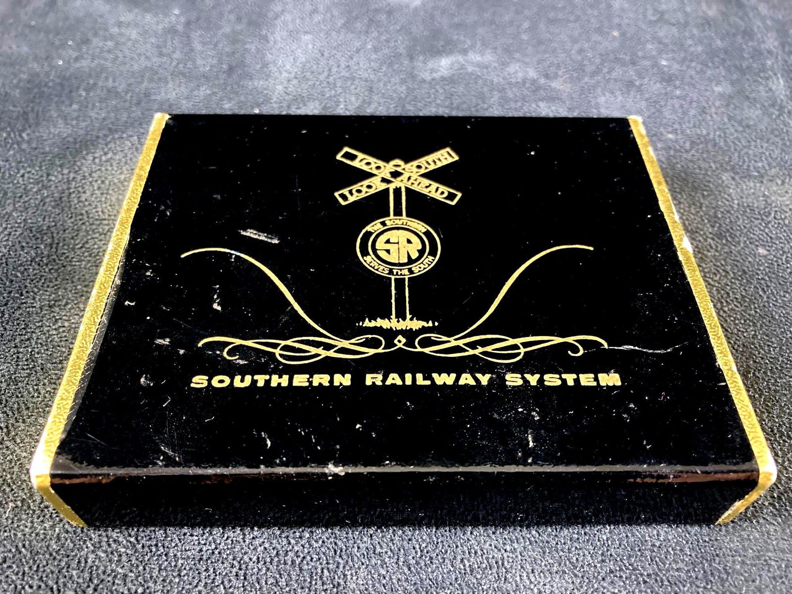 Southern Railway System Box W/ Southeastern Shrine Association Playing Cards (1 of 4)