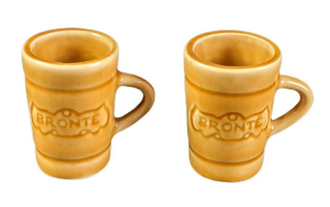 Two Vintage Ceramic Bronte Shot Glasses With Handles (1 of 6)